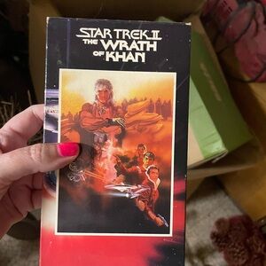 Vintage Star Trek II: The Wrath of Khan vhs tape